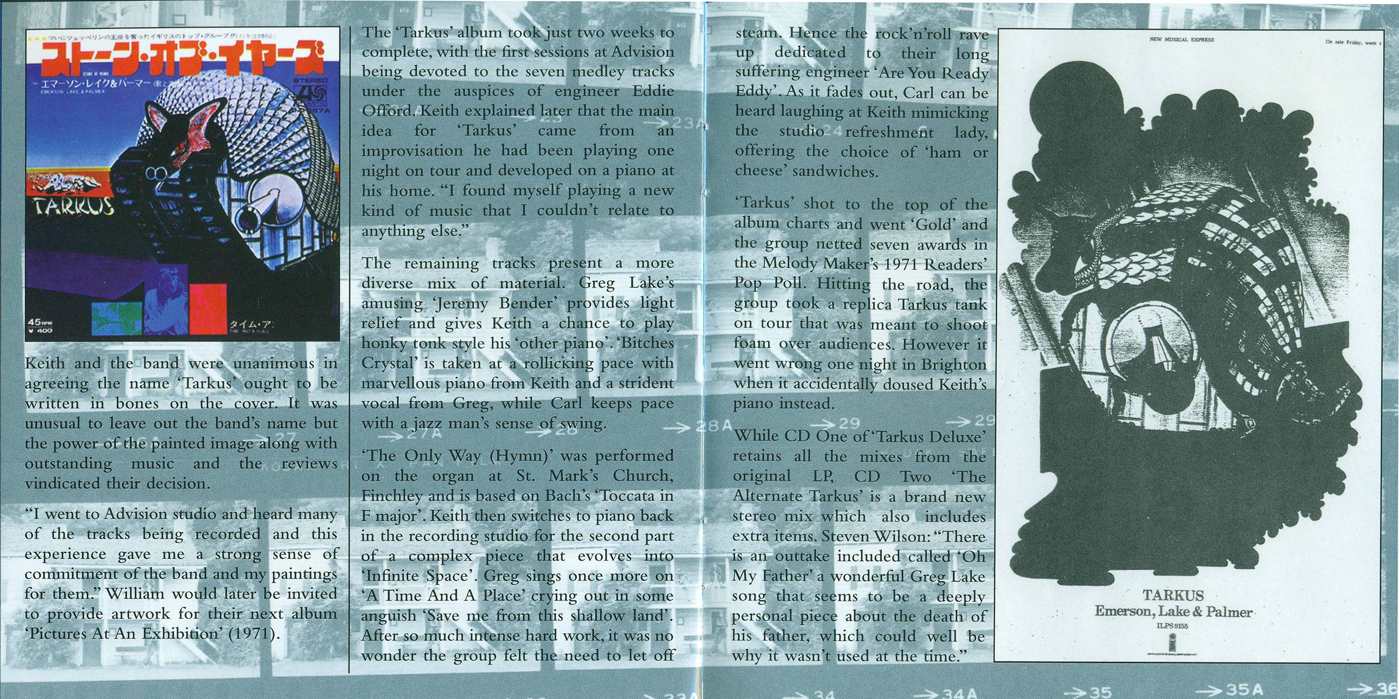 Emerson, Lake and Palmer Tarkus 2cd [Booklet07 d]